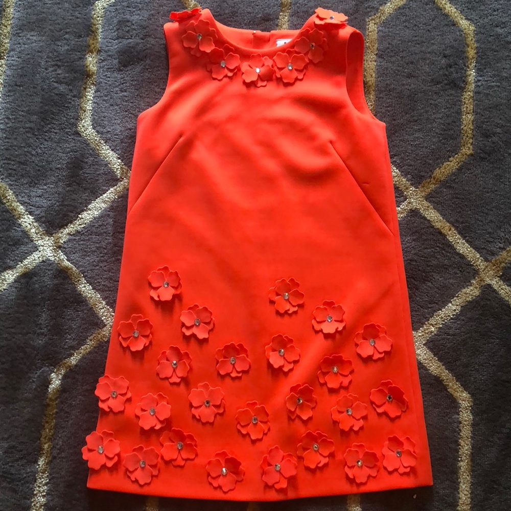 MILLY MINIS ORANGE DRESS SIZE 8